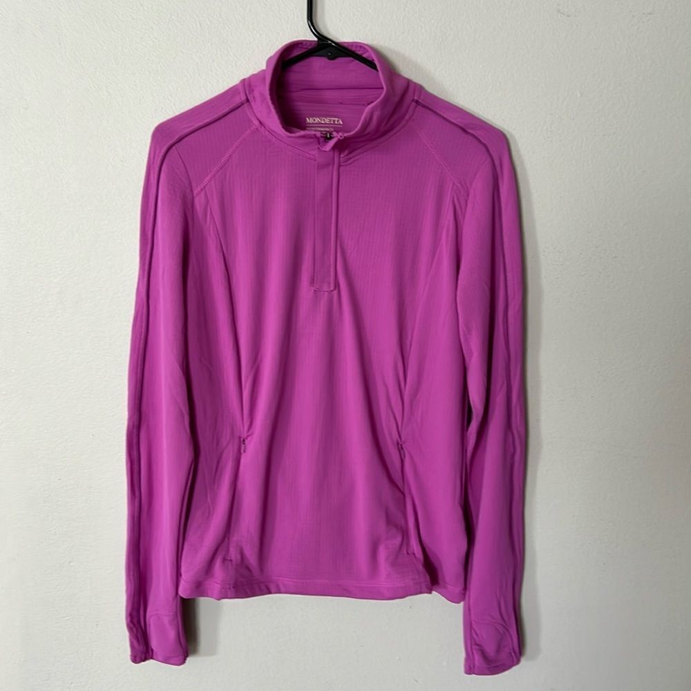 Mondetta Women's Active 1/4 Zip Long Sleeve Top - Picture 2 of 12